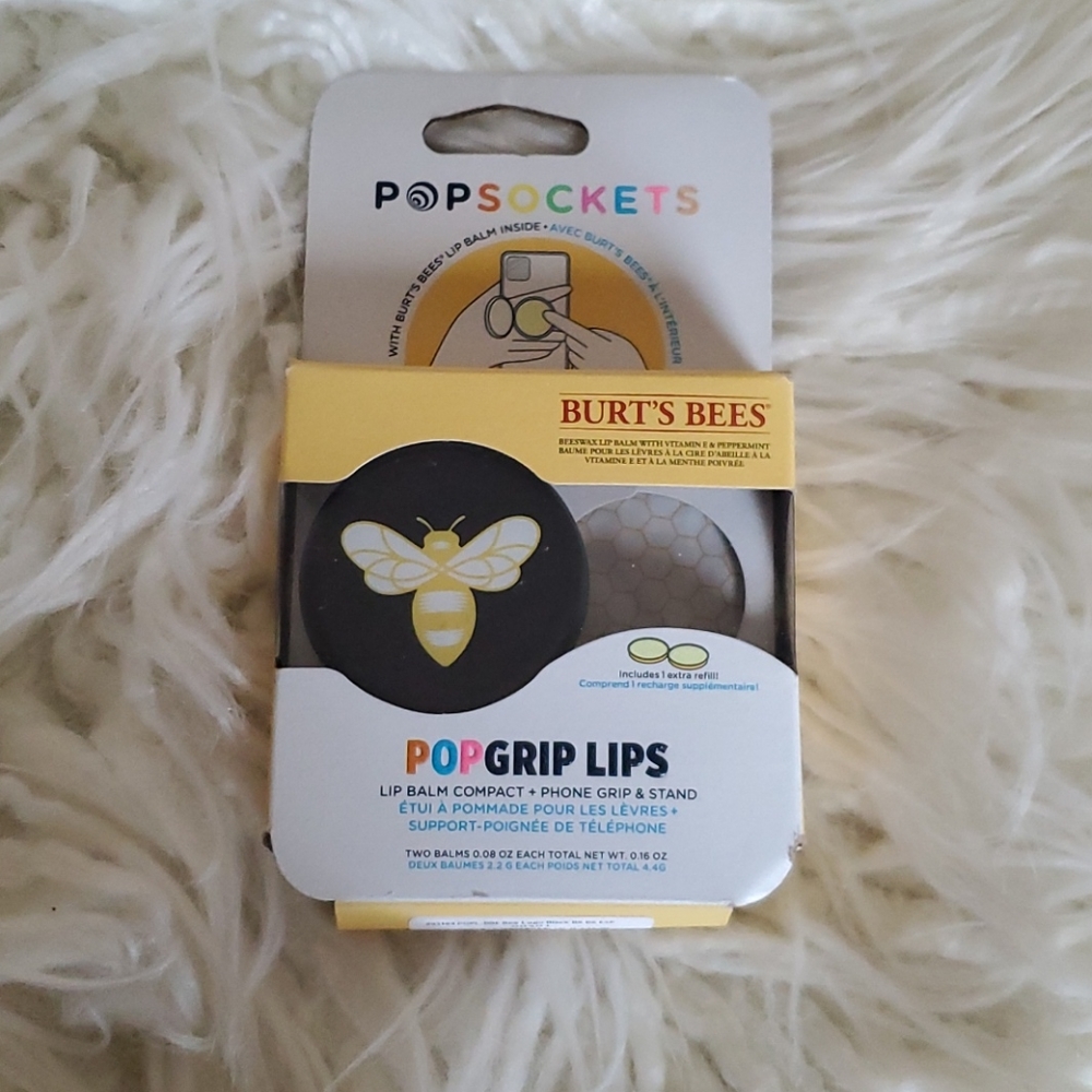 Burts Bees Pop Socket Pop Grip Lips